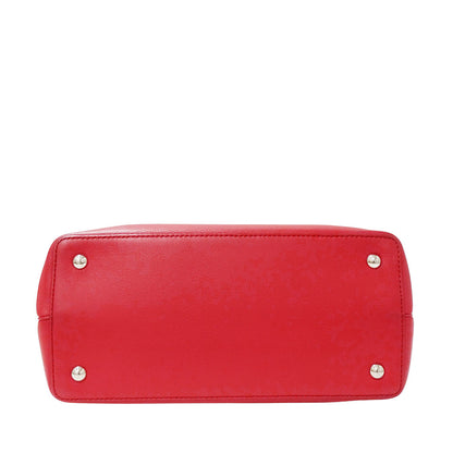 FENDI フェンディ プチ・トゥージュール 2wayバッグ レッド レザー レディース 【中古】