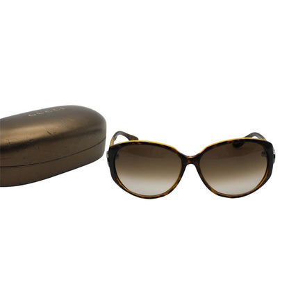 GUCCI グッチ サングラス ブラウン GG3174 F S レディース 【中古】