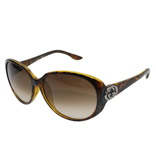 GUCCI グッチ サングラス ブラウン GG3174 F S レディース 【中古】