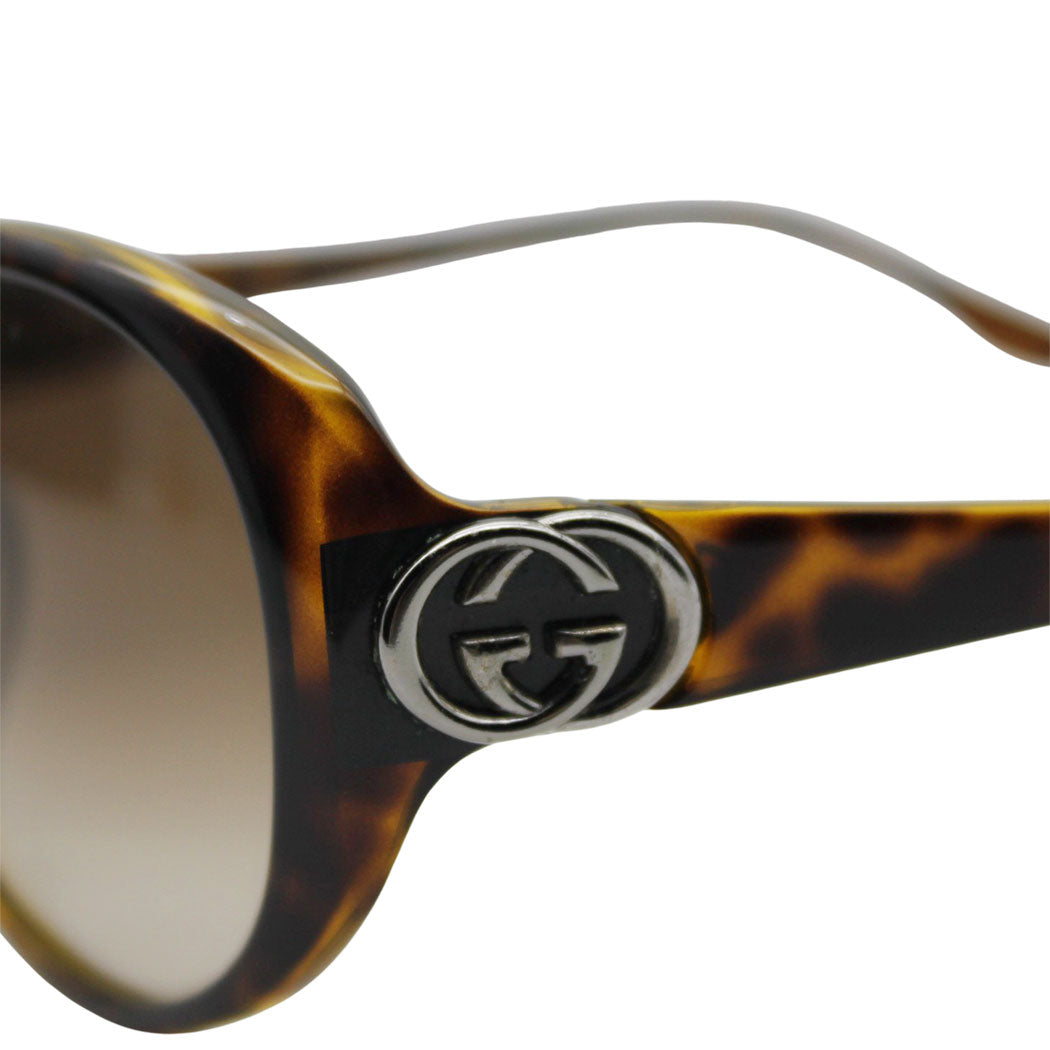 GUCCI グッチ サングラス ブラウン GG3174 F S レディース 【中古】