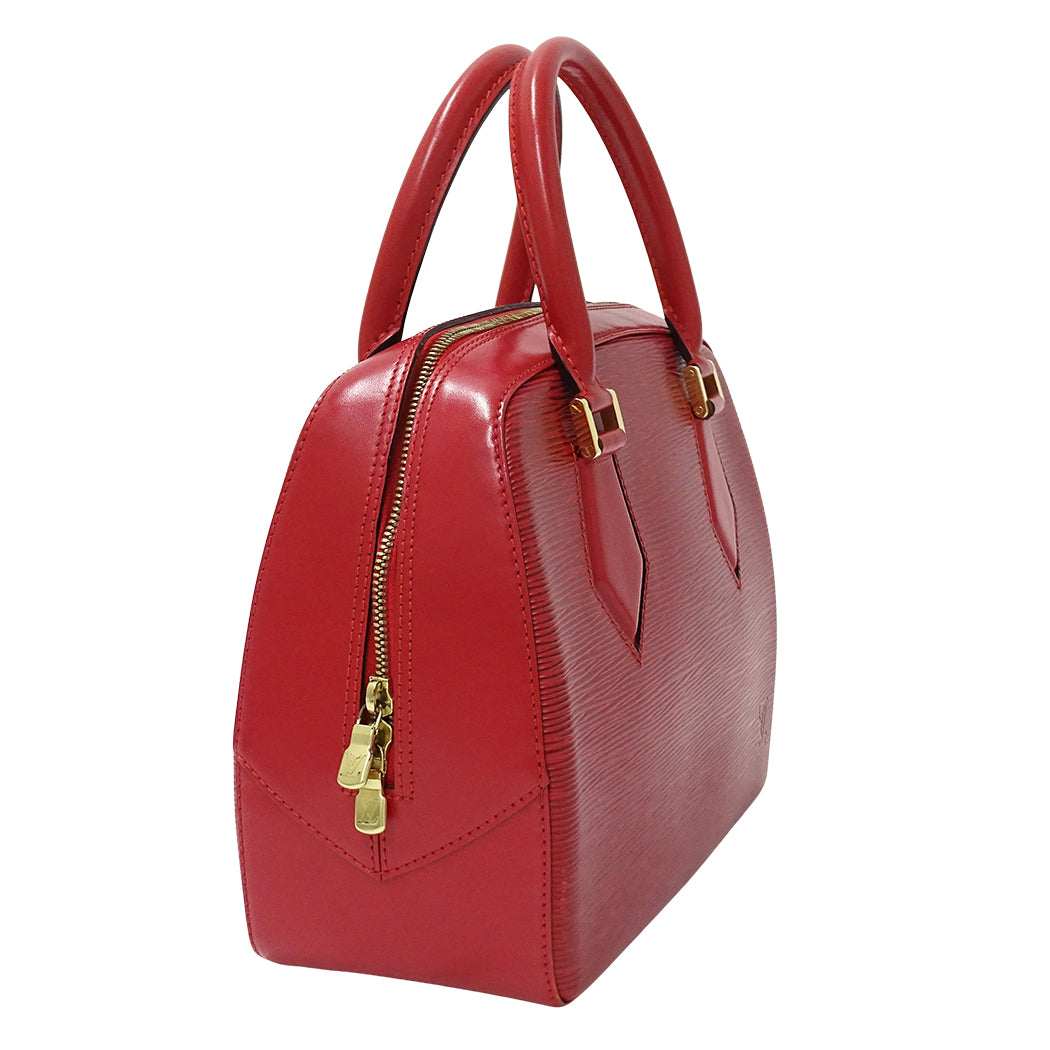 LOUIS VUITTON ルイ・ヴィトン サブロン ハンドバッグ エピ カスティリアンレッド M52047 レディース 【中古】