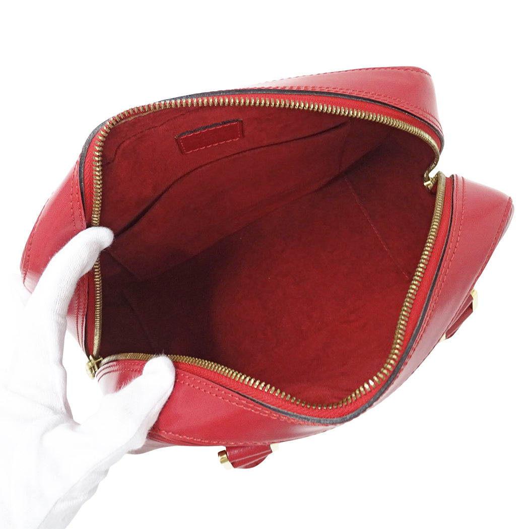 LOUIS VUITTON ルイ・ヴィトン サブロン ハンドバッグ エピ カスティリアンレッド M52047 レディース 【中古】