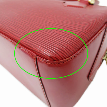 LOUIS VUITTON ルイ・ヴィトン サブロン ハンドバッグ エピ カスティリアンレッド M52047 レディース 【中古】