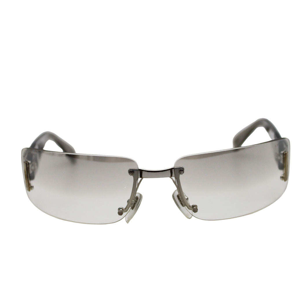 BVLGARI ブルガリ サングラス グレー 626 レディース メンズ 【中古】