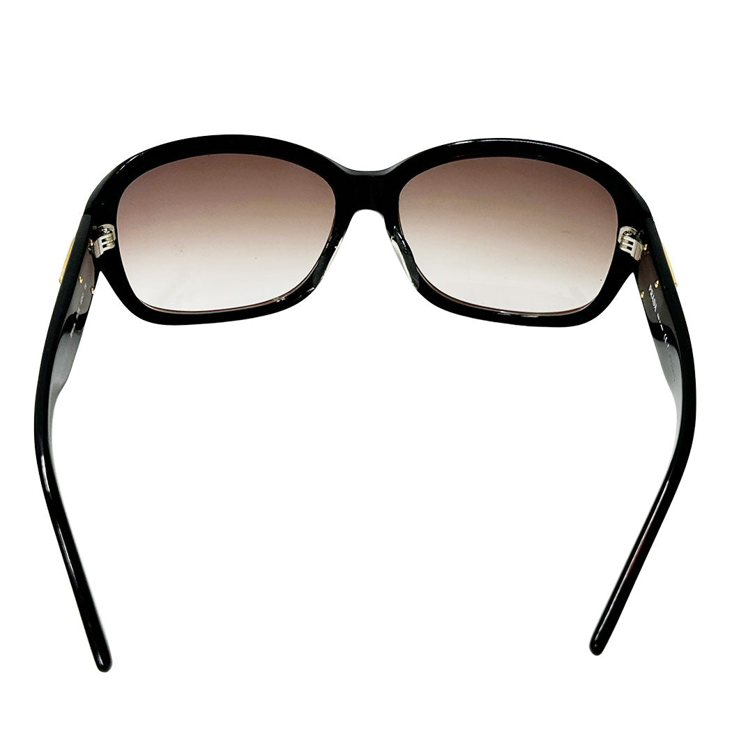 PRADA プラダ サングラス ダークブラウン SPR10N アセテート レディース 【中古】