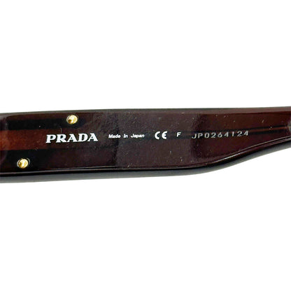 PRADA プラダ サングラス ダークブラウン SPR10N アセテート レディース 【中古】