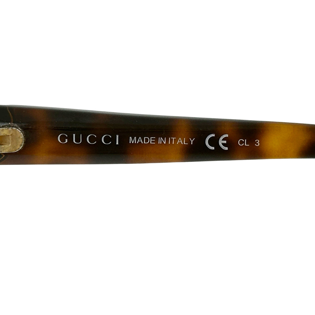 GUCCI グッチ ラブリー サングラス ブラウン GG3500/S レディース 【中古】