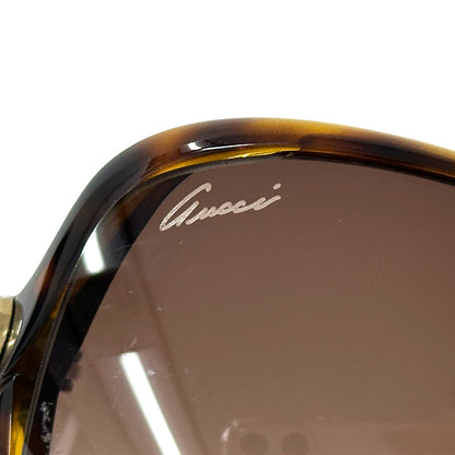 GUCCI グッチ ラブリー サングラス ブラウン GG3500/S レディース 【中古】