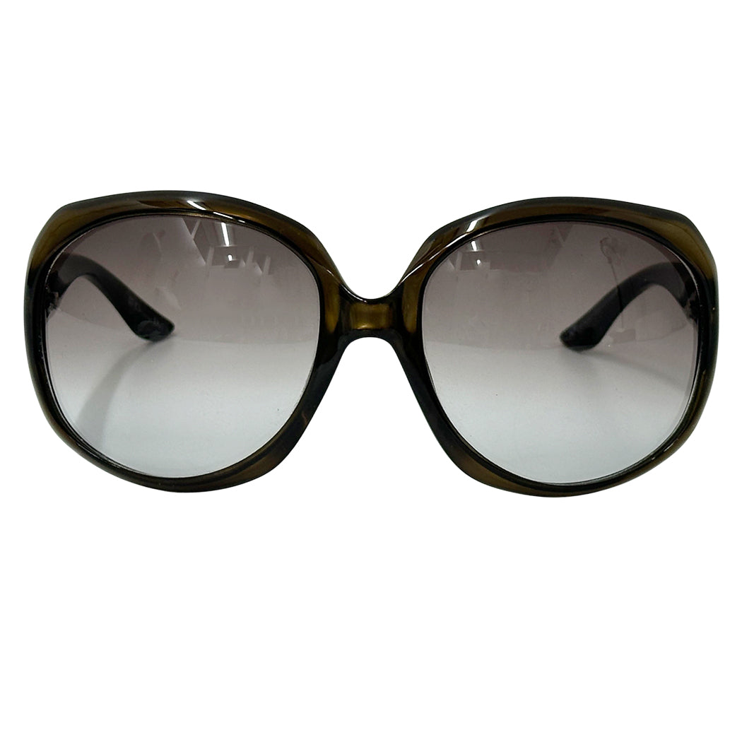 Dior ディオール GLOSSY1 サングラス カーキ KIG5M レディース 【中古】