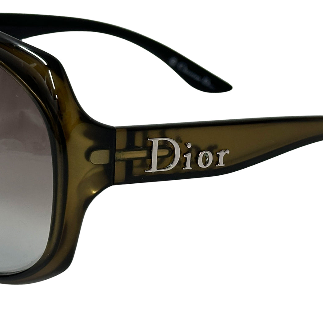 Christian Dior サングラス GLOSSY1 KIG5M Dior ディオール GLOSSY1 サングラス カーキ KIG5M レディース 【中古