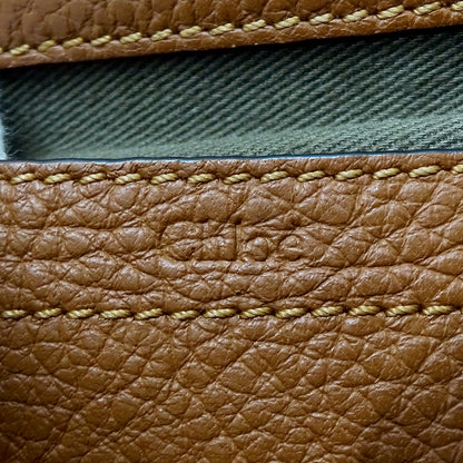 Chloe クロエ マーシー サドルバッグ ショルダーバッグ ブラウン レザー レディース 【中古】
