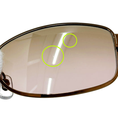 LOEWE ロエベ サングラス ブラウン ベージュ SLW021 アセテート レディース メンズ 【中古】