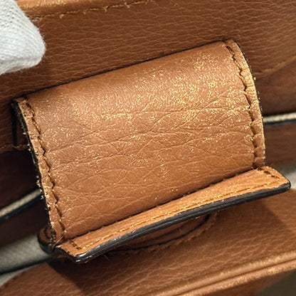 GUCCI グッチ 2wayバッグ バンブー ブラウン 336032 レザー レディース 【中古】