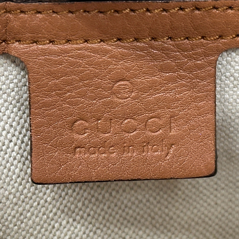 GUCCI グッチ 2wayバッグ バンブー ブラウン 336032 レザー レディース 【中古】