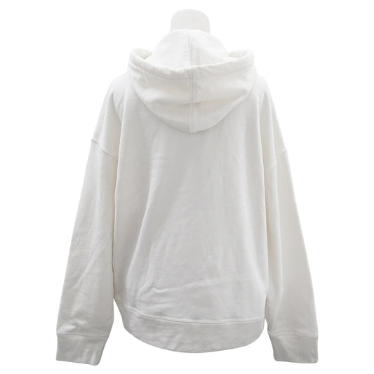 JIL SANDER ジルサンダー パーカー ホワイト コットン レディース メンズ 【中古】