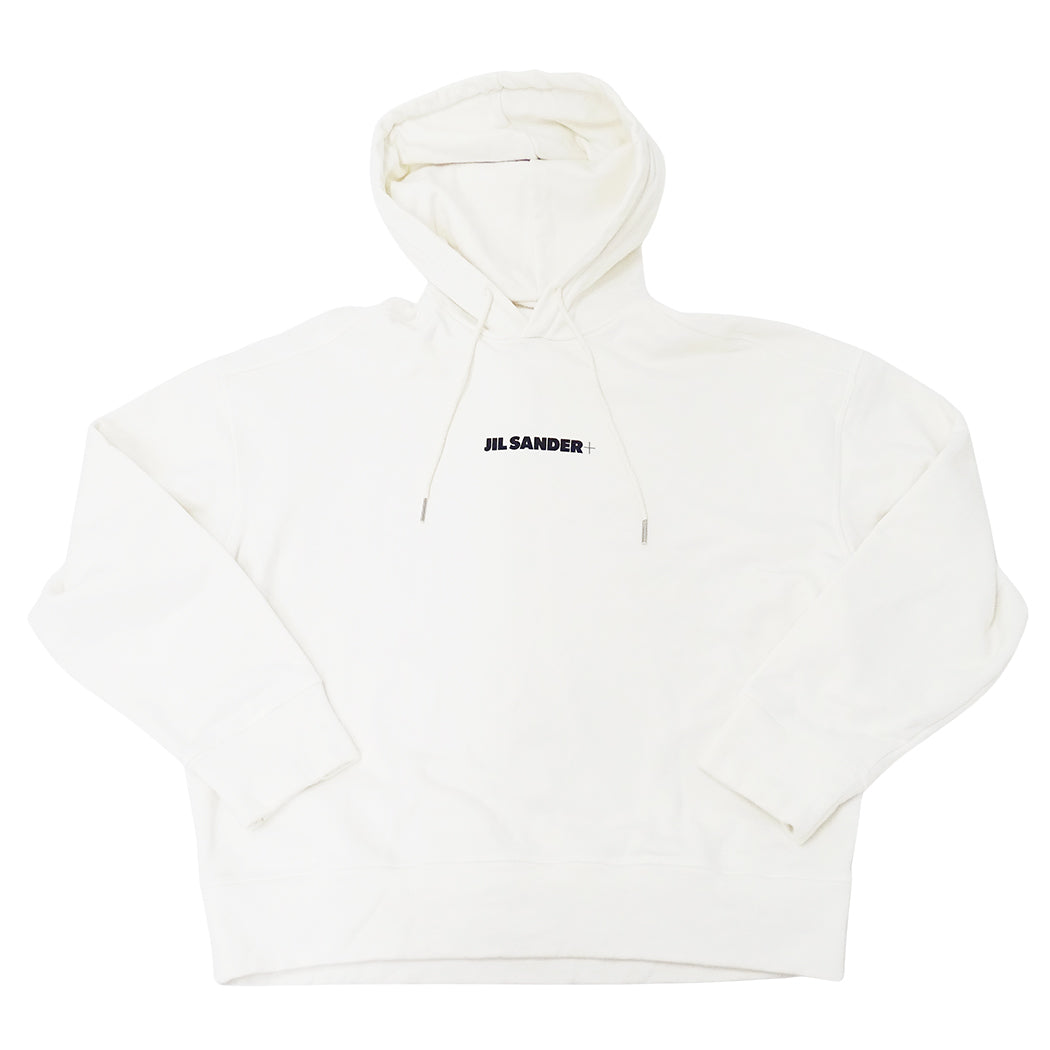 JIL SANDER ジルサンダー パーカー ホワイト コットン レディース メンズ 【中古】