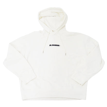 JIL SANDER ジルサンダー パーカー ホワイト コットン レディース メンズ 【中古】
