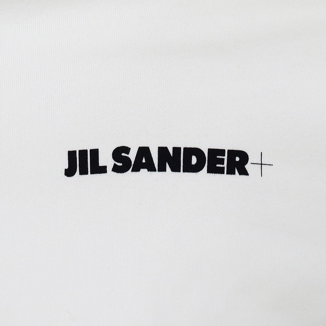 JIL SANDER ジルサンダー パーカー ホワイト コットン レディース メンズ 【中古】