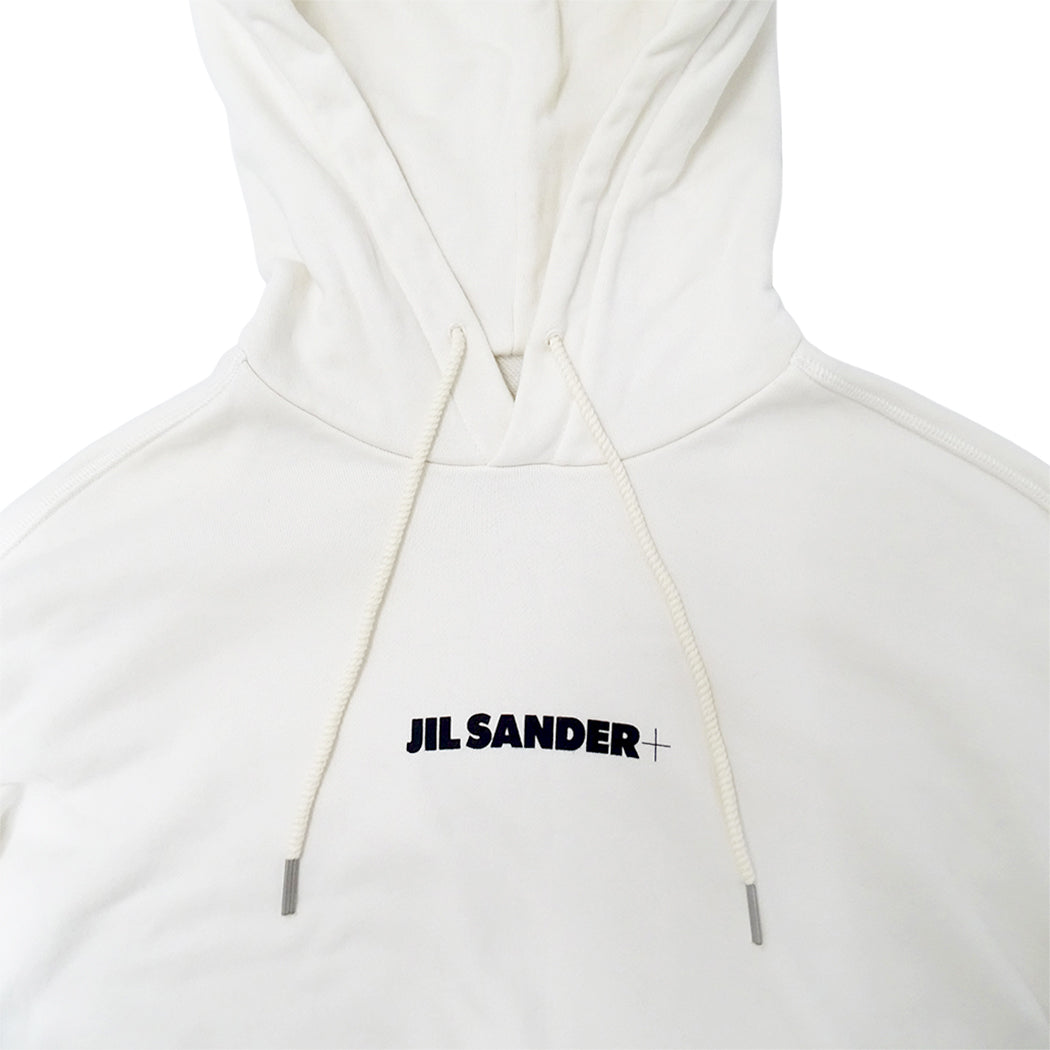 JIL SANDER ジルサンダー パーカー ホワイト コットン レディース メンズ 【中古】