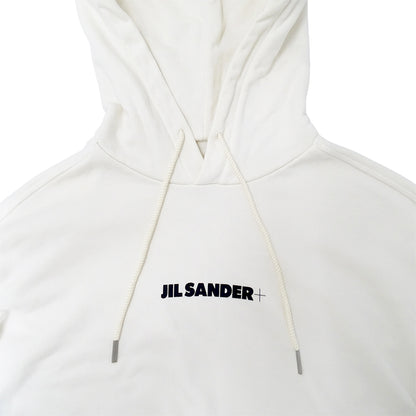 JIL SANDER ジルサンダー パーカー ホワイト コットン レディース メンズ 【中古】