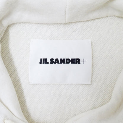 JIL SANDER ジルサンダー パーカー ホワイト コットン レディース メンズ 【中古】