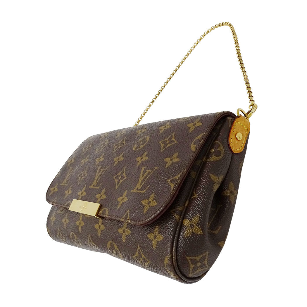 LOUIS VUITTON ルイ・ヴィトン フェイボリットMM 2wayバッグ モノグラム ブラウン M40718 モノグラムキャンバス レディース 【中古】