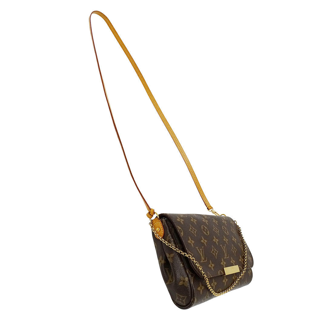 LOUIS VUITTON ルイ・ヴィトン フェイボリットMM 2wayバッグ モノグラム ブラウン M40718 モノグラムキャンバス レディース 【中古】