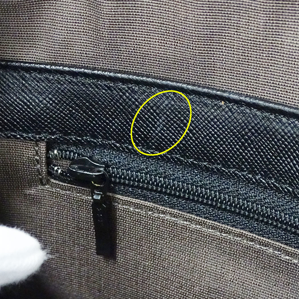 BURBERRY バーバリー ショルダーバッグ ブラック レザー レディース 【中古】