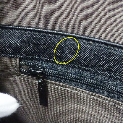 BURBERRY バーバリー ショルダーバッグ ブラック レザー レディース 【中古】