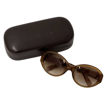 LOUIS VUITTON ルイ・ヴィトン オプセシオン ロン サングラス ブラウン Z0032E レディース メンズ 【中古】