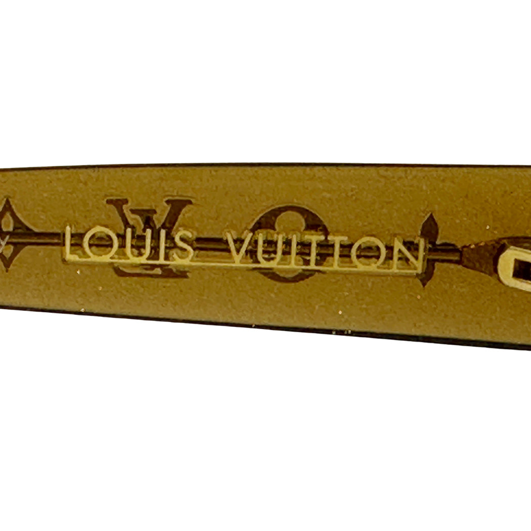 LOUIS VUITTON ルイ・ヴィトン オプセシオン ロン サングラス ブラウン Z0032E レディース メンズ 【中古】
