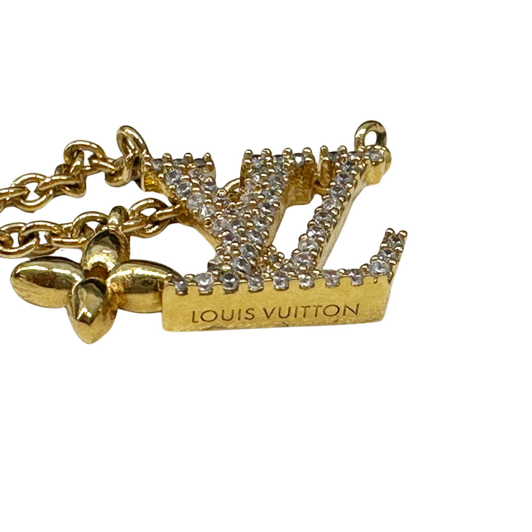 LOUIS VUITTON ルイ・ヴィトン LV アイコニック ネックレス ゴールド レディース M00596 【中古】