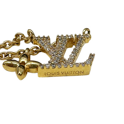 LOUIS VUITTON ルイ・ヴィトン LV アイコニック ネックレス ゴールド レディース M00596 【中古】