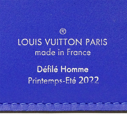 LOUIS VUITTON ルイ・ヴィトン ポルトフォイユ・ブラザ 長財布 トリヨンイリュージョン ブルーヴェール M81255 メンズ 【中古】