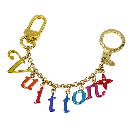 LOUIS VUITTON ルイ・ヴィトン ポルトクレ・シェンヌニューウェーブ キーホルダー メタル マルチカラー レディース M63748 【中古】
