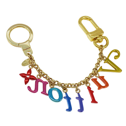 LOUIS VUITTON ルイ・ヴィトン ポルトクレ・シェンヌニューウェーブ キーホルダー メタル マルチカラー レディース M63748 【中古】