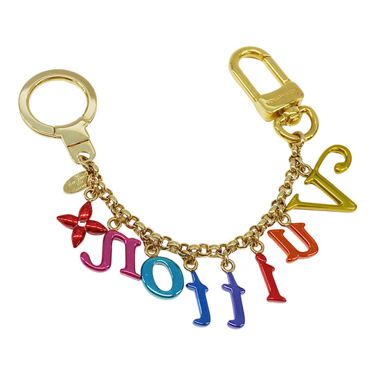 LOUIS VUITTON ルイ・ヴィトン ポルトクレ・シェンヌニューウェーブ キーホルダー メタル マルチカラー レディース M63748 【中古】