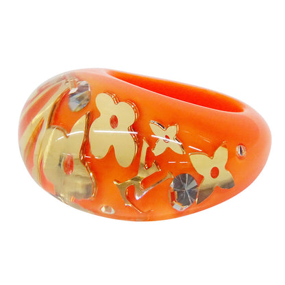 LOUIS VUITTON ルイ・ヴィトン バーグ・アンクルージョン リング 指輪 オレンジ レディース 【中古】