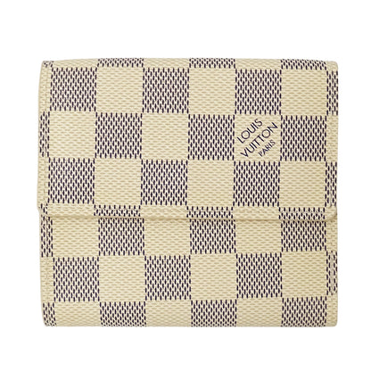 LOUIS VUITTON ルイ・ヴィトン ポルトモネビエ カルトクレディ 二つ折り財布 ダミエ アズール N61733 レディース 【中古】