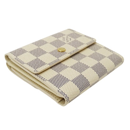 LOUIS VUITTON ルイ・ヴィトン ポルトモネビエ カルトクレディ 二つ折り財布 ダミエ アズール N61733 レディース 【中古】