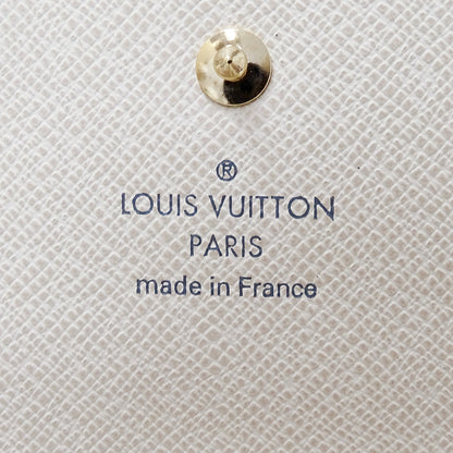 LOUIS VUITTON ルイ・ヴィトン ポルトモネビエ カルトクレディ 二つ折り財布 ダミエ アズール N61733 レディース 【中古】
