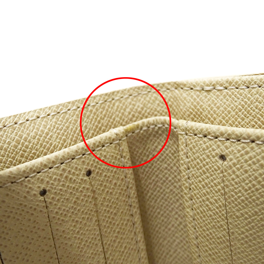 LOUIS VUITTON ルイ・ヴィトン ポルトモネビエ カルトクレディ 二つ折り財布 ダミエ アズール N61733 レディース 【中古】