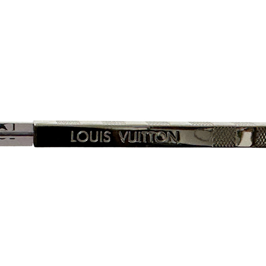 LOUIS VUITTON ルイ・ヴィトン サングラス･アティテュード サングラス ダミエ アルジャン グレー Z0260U メタル メンズ 【中古】