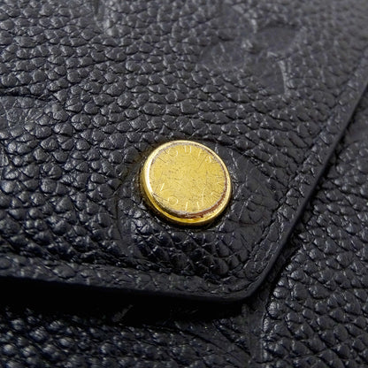 LOUIS VUITTON ルイ・ヴィトン ポルトフォイユ ヴィクトリーヌ 三つ折り財布 モノグラム アンプラント ノワール M64060 レディース 【中古】