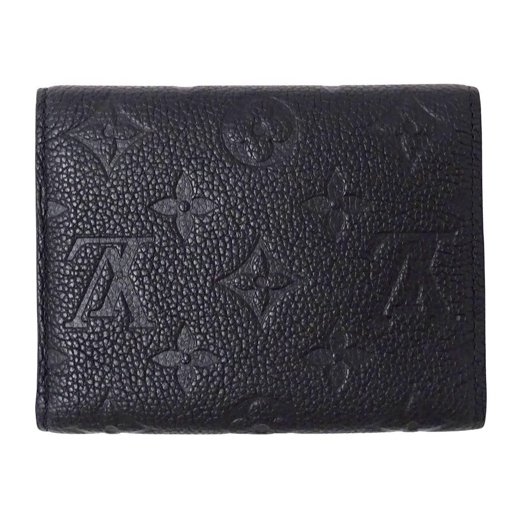 LOUIS VUITTON ルイ・ヴィトン ポルトフォイユ ヴィクトリーヌ 三つ折り財布 モノグラム アンプラント ノワール M64060 レディース 【中古】