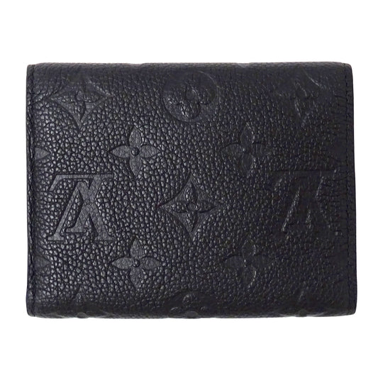 LOUIS VUITTON ルイ・ヴィトン ポルトフォイユ ヴィクトリーヌ 三つ折り財布 モノグラム アンプラント ノワール M64060 レディース 【中古】