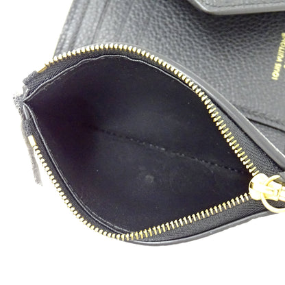 LOUIS VUITTON ルイ・ヴィトン ポルトフォイユ ヴィクトリーヌ 三つ折り財布 モノグラム アンプラント ノワール M64060 レディース 【中古】