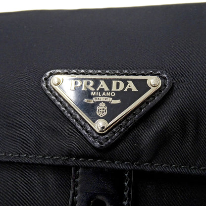 PRADA プラダ ボディ・ウエストバッグ ブラック ナイロン メンズ 【中古】