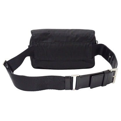 PRADA プラダ ボディ・ウエストバッグ ブラック ナイロン メンズ 【中古】