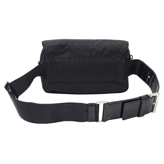 PRADA プラダ ボディ・ウエストバッグ ブラック ナイロン メンズ 【中古】